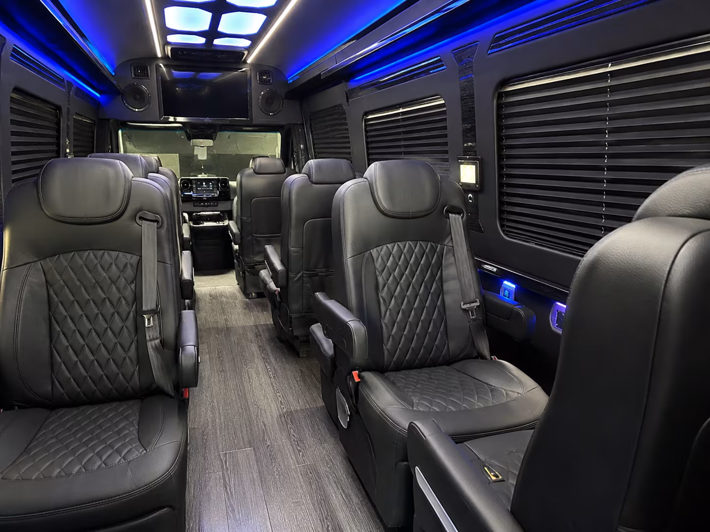 10 passenger sprinter van inside