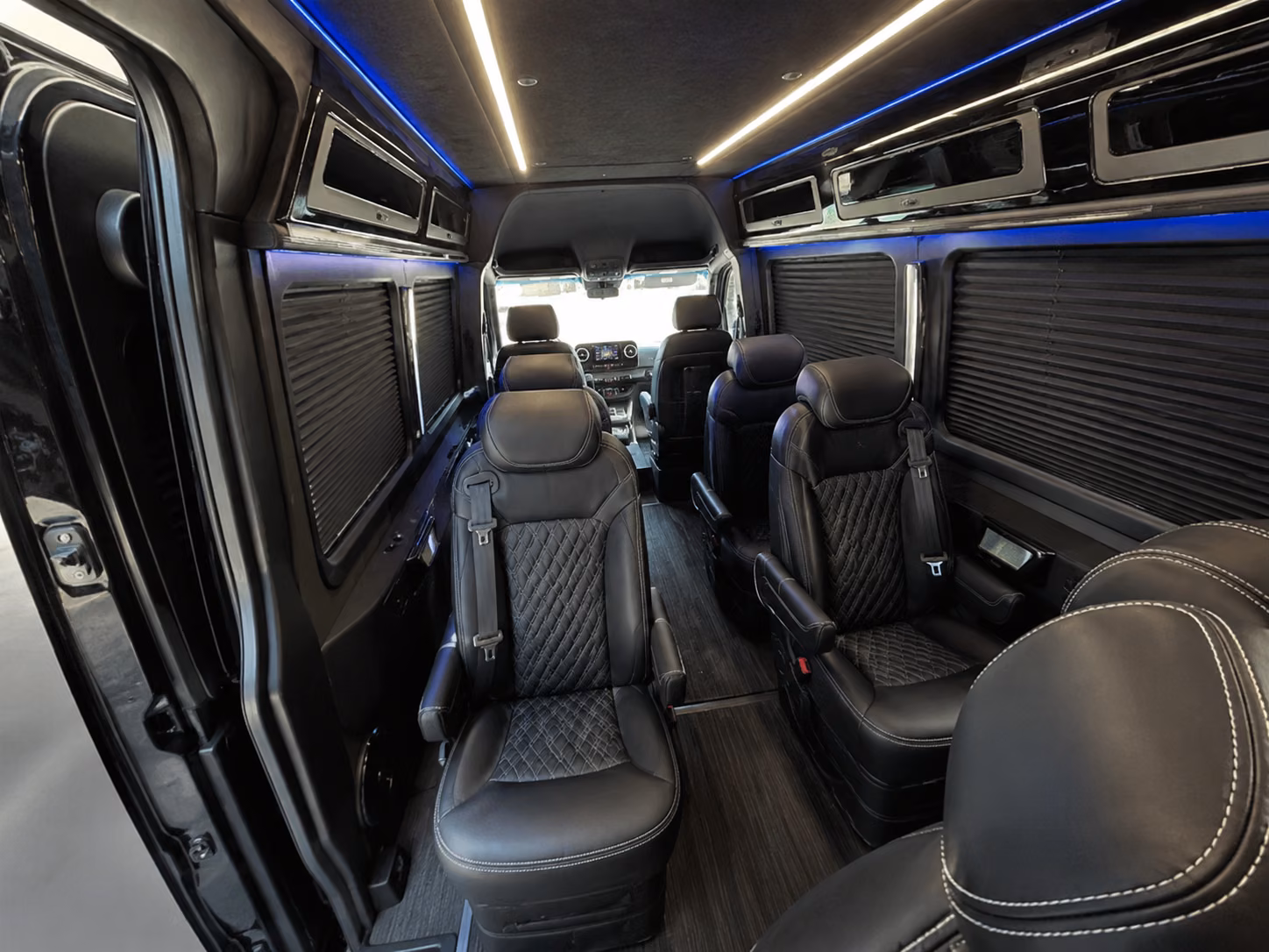 ventura 15 passenger sprinter van inside