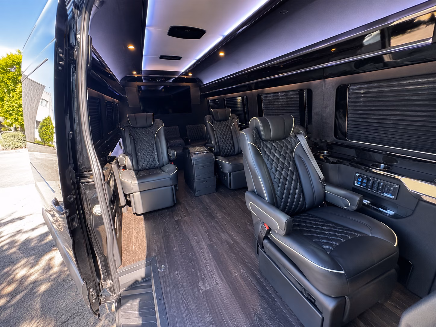 ventura 18 passenger sprinter van inside